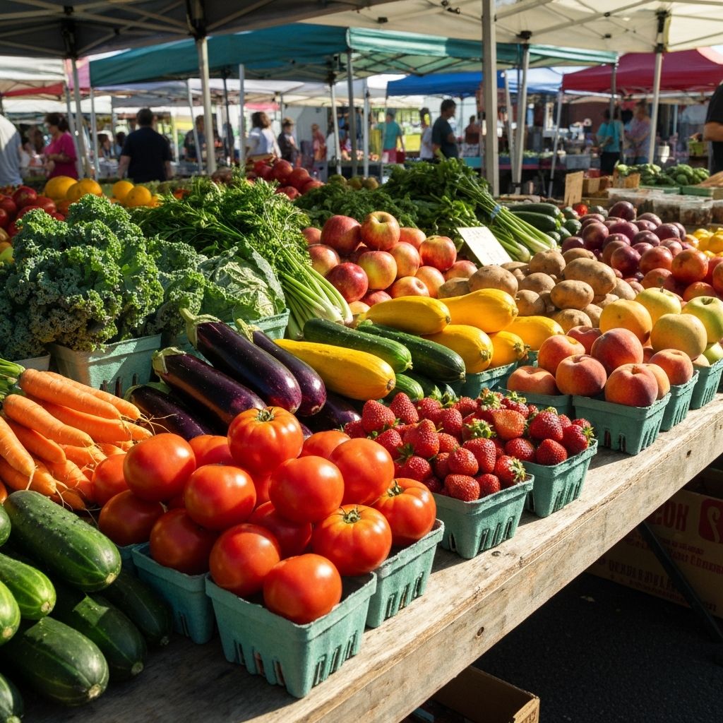 Vegetables and fruits